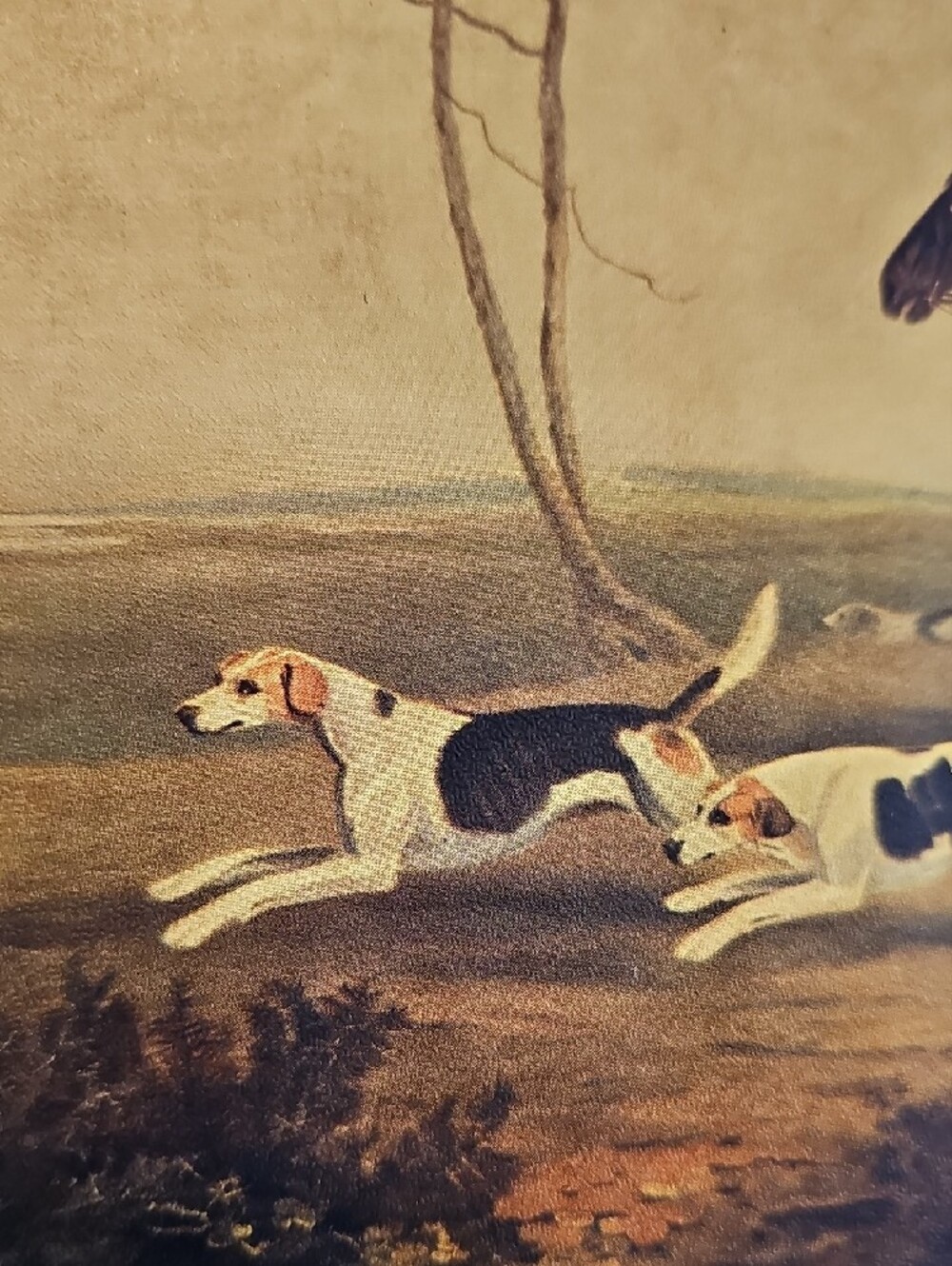 Equestrian Hunting Print with Hounds - Horse & Dogs Art - Picture 9 of 11